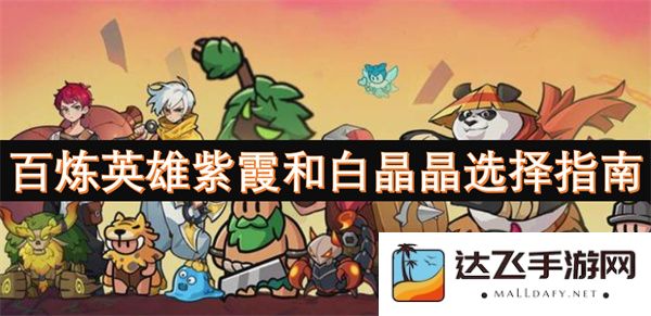 百炼英雄角色深度分析：紫霞与白晶晶的最佳选择与对比指南